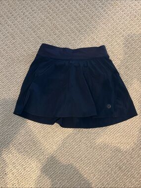 lululemon athletica Women's Navy Blue Athletic Skirt